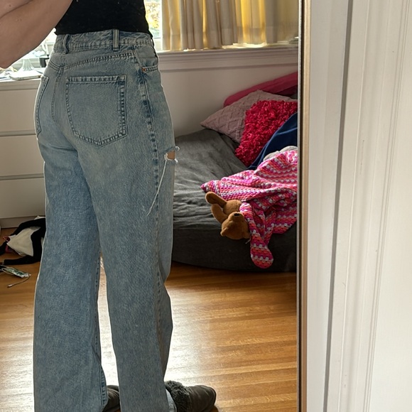 Garage wide leg ripped jeans - Picture 2 of 5